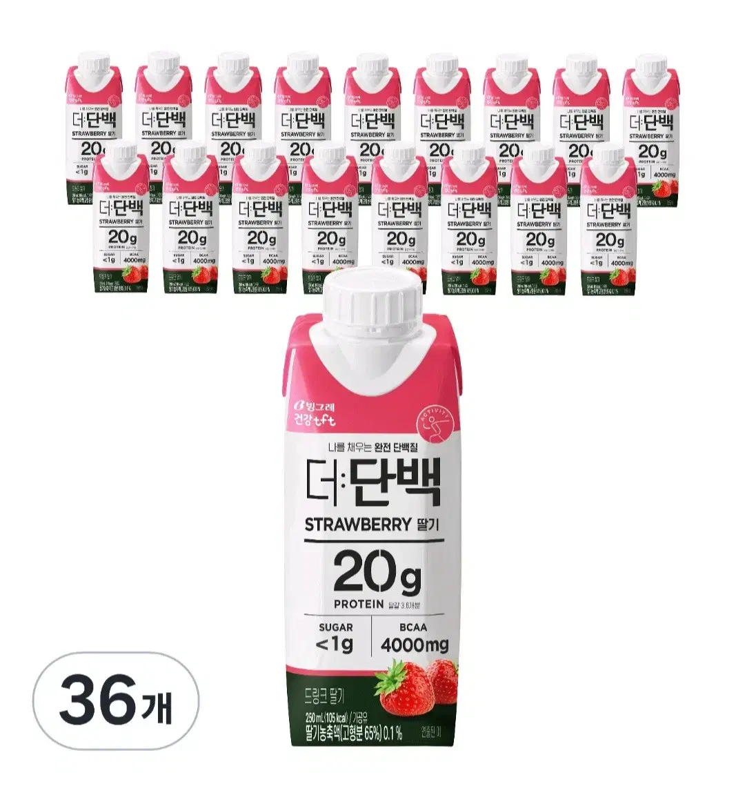 빙그레더단백드링크음료딸기맛250MLX36개헬스40900원